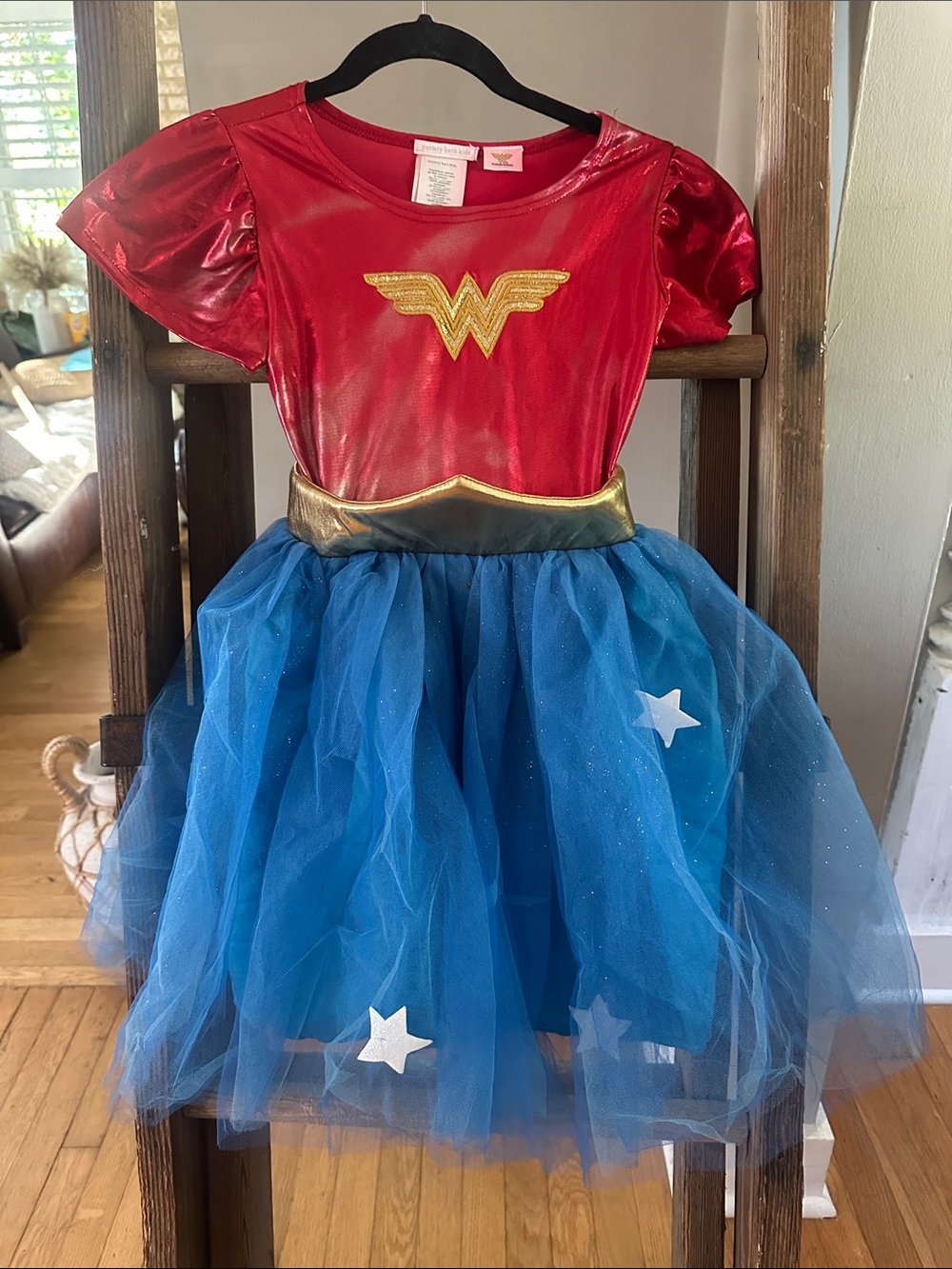 POTTERY BARN KIDS WONDERWOMAN HALLOWEEN COSTUME TULLE 2T - 3T